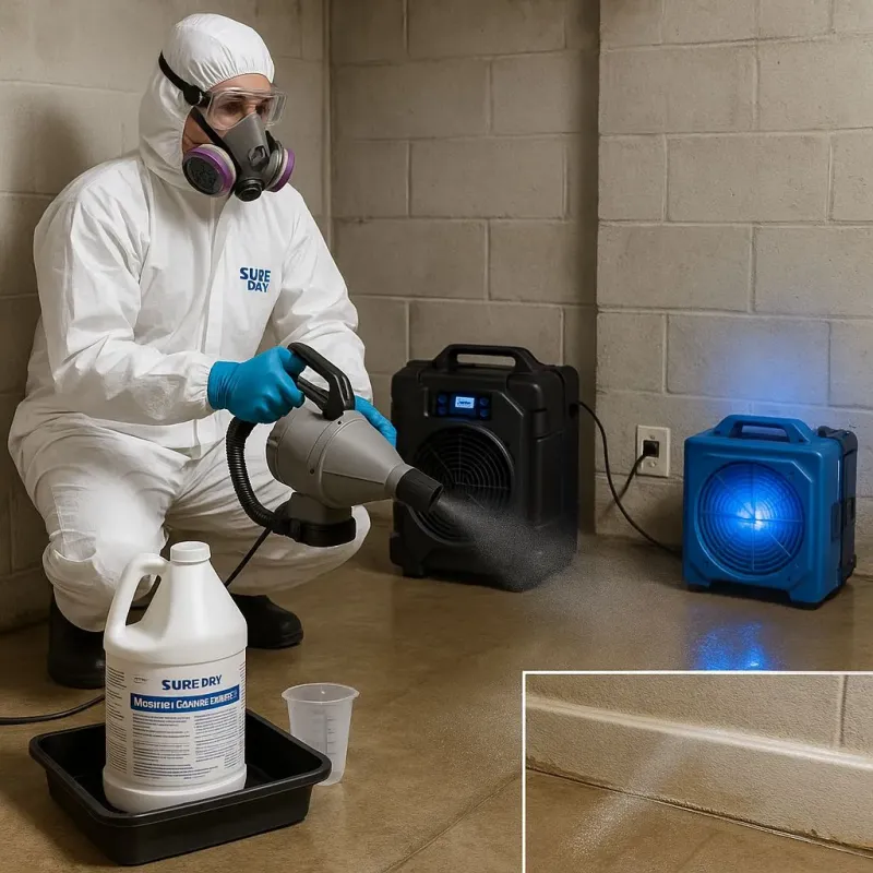 Sanitization and Odor Removal process in Eureka, CA